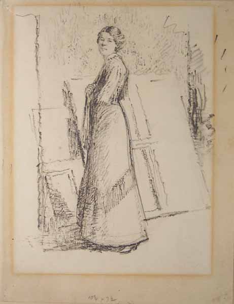 Portrait of Mrs Charles Rutherston